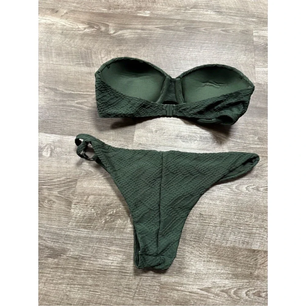 Doutzens Stories Green Bikini Set Size Large